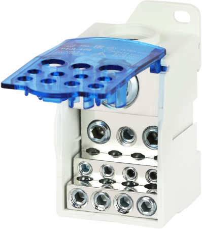 NO-122-43  Распределительный блок на DIN-рейку ЭРА  NO-122-43 РБД-400А