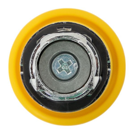 Исполнительный механизм кнопки XB4 "Грибок" желтый возвратный без фиксации без подсветки IP65 EKF