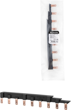 Шина соединительная наборная ШСН 3П 63А 3x3PIN(тип A) TDM