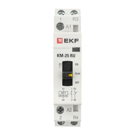 Контактор модульный КМ РУ 25А 1NO+1NC (1 мод.) EKF PROxima