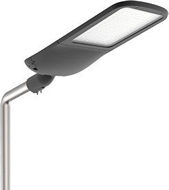 Светодиодный светильник "ВАРТОН" уличный Tornado 160 Вт крепление на консоль 2700К черный RAL9005