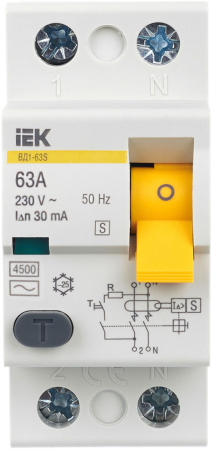 УЗО ВД1-63 2Р 63А 30мА IEK