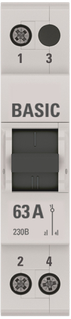 Трехпозиционный переключатель 1P 63А EKF Basic