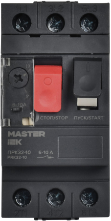 Пускатель ПРК32-10 In=10A Ir=6-10A Ue 660В IEK