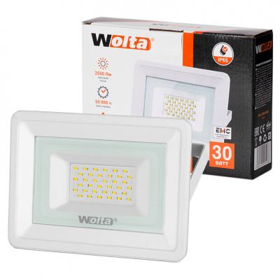 Светодиодный прожектор WFL-30W/06W белый  5500K 30 Вт SMD IP65 2500 Лм