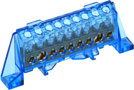 TEKFOR Шина N "ноль" в комб. изол. "Стойка" 8х12-9-С IEK