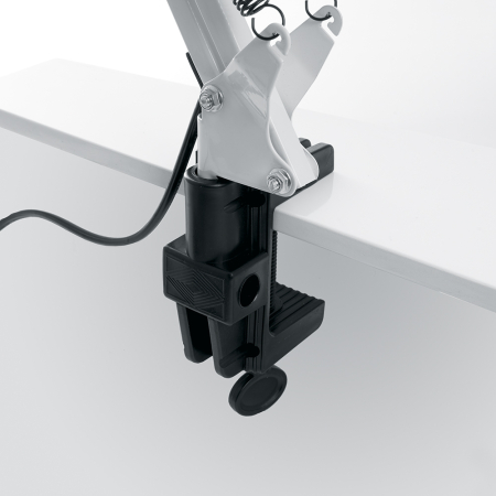 Светильник под лампу Feron DE1430 60W, 230V, патрон E27 на струбцине, черный