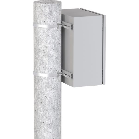 Комплект крепления на столб монтажной полосой (ширина шкафа до 400 мм) EKF Basic