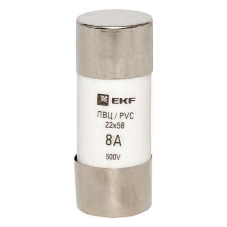 Плавкая вставка цилиндрическая ПВЦ (22х58)   8А EKF PROxima