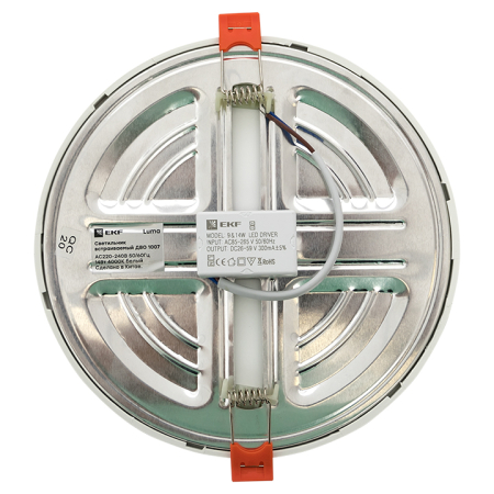 Светильник встраиваемый светодиодный ДВО 1007 14Вт 4000K IP20 EKF Basic