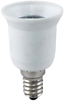 Переходник E14-E27, белый, TDM