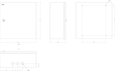 Навесные металлокорпуса NO_ECO_STM_SHMP-05_IP31  ЭРА ЭКО СТМ ЩМП-05 (400х400х165)