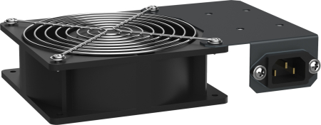 ITK Вент. панель 1 модуль С14 для шкафа 10" LINEA WS черная