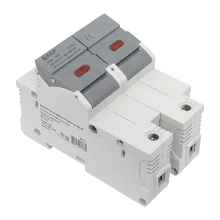 Предохранитель-разъединитель DF 22х58 2Р (тип ПВЦ)  EKF