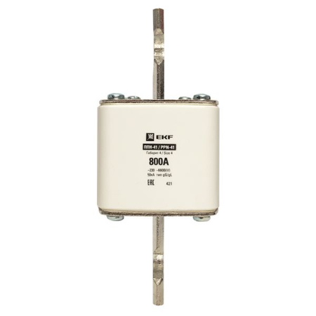 Плавкая вставка ППН-41 1250/ 800А габарит 4 EKF PROxima