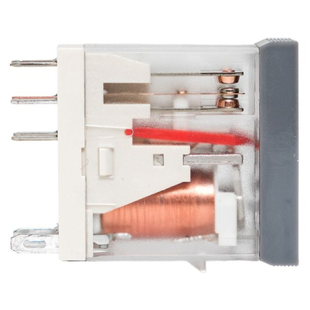 Реле промежуточное с кнопкой и мех. Индикацией RPAt 22/2 8A 230В AC EKF AVERES