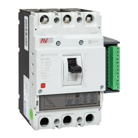 Автоматический выключатель AV POWER-2/3 250А 50kA ETU2.2