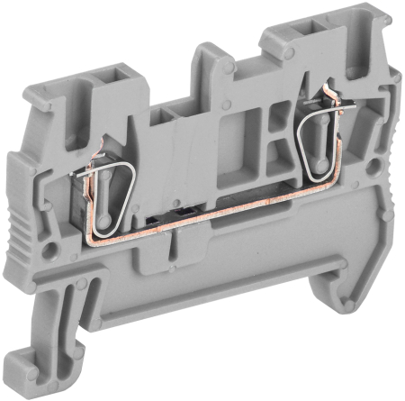 Клемма пружинная КПИ 2в-1,5 17,5А серый IEK