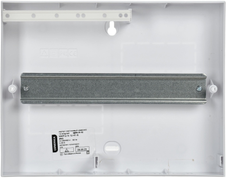 Корпус пластиковый ЩРН-П-12 черн. прозр. дверь IP41 GENERICA
