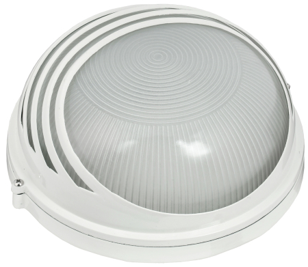 Светильник НПП1107 белый/круг ресничка 100Вт IP54 IEK