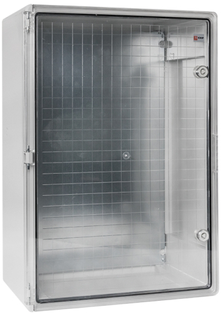 Щит пластиковый с монтажной платой прозр. дверь 800х600х260 мм IP65 EKF PROxima