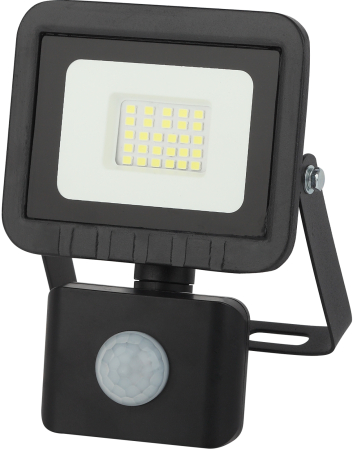 Прожекторы Eco  ЭРА LPR-041-2-65K-020 20Вт 1600Лм 6500К датчик движения регулируемый 100x130x45