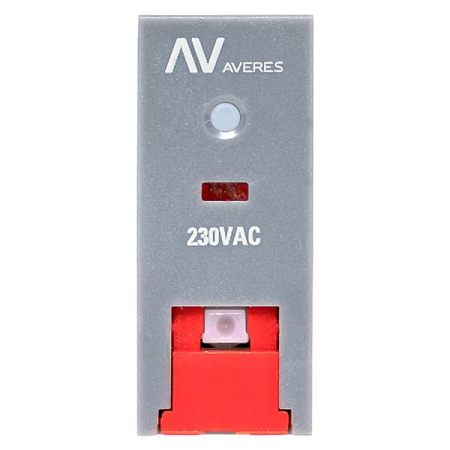 Реле промежуточное с кнопкой и мех. Индикацией RPAt 25/1 12A 230В AC EKF AVERES