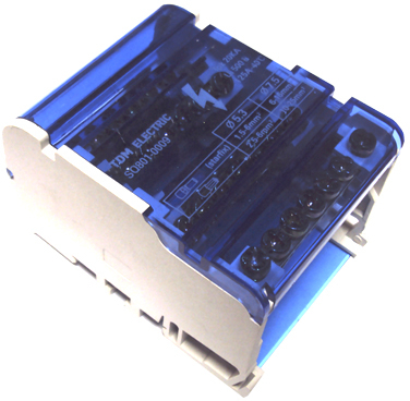 Шина "N" нулевая на DIN-рейку в корпусе 4х7групп TDM