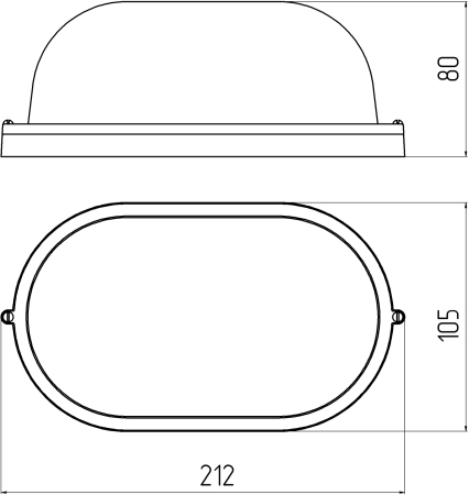 НБП 04-60-001 в инд. упаковке ЭРА 60Вт, Е27, 220В, IP54, У3