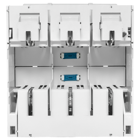 Выключатель-разъединитель УВРЭ v2 630А с дополнительным контактом (NO+NC) откидного типа под предохранители ППН (габ.3) EKF