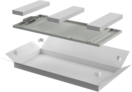 ITK LINEA N Панель задняя 600мм шкафа 42U сер.