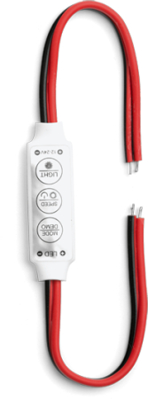 Контроллер WOLTA Decor WLC-C/03  без пульта мини 12-24В 42х12х3мм 1/300