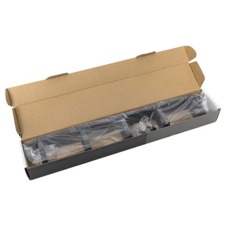 Кабельный органайзер TERACOM PRO 1U 5 колец чёрный