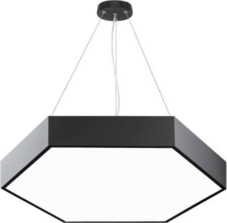 SPO-121-B-40K-038 ЭРА Светодиодный светильник 600*600*80 см 38Вт 4000К Черный корпус ЛТ