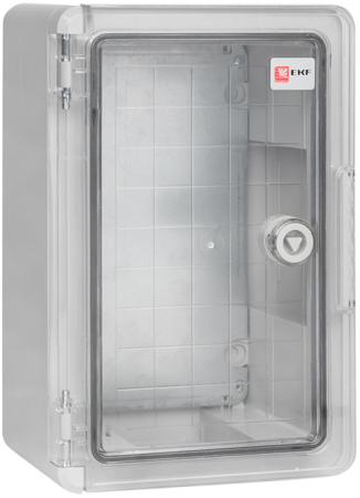 Щит пластиковый с монтажной платой прозр. дверь 300х200х130 мм IP65 EKF PROxima