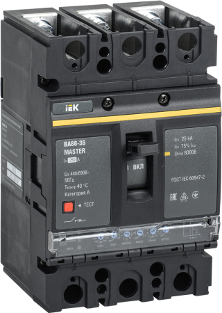 Выкл. авт. ВА88-35 3Р 250А 35кА MASTER с электрон. расц. IEK