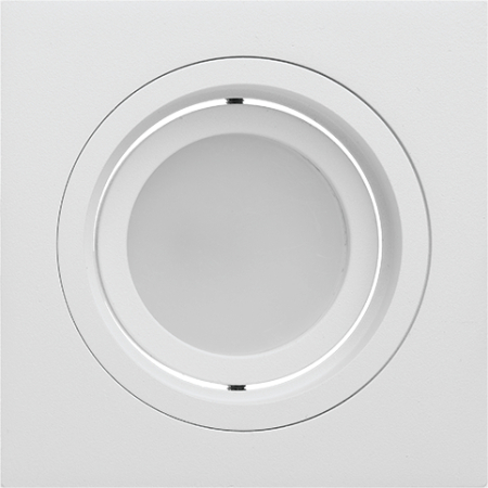 Встраиваемый cветильник WOLTA WDL-GU5.3/02W-S IP20 под лампу GU5.3 квадратный Белый ALTO 92x92х25 1/100