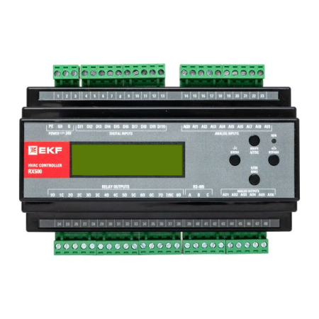 Конфигурируемый контроллер для систем отопления и ГВС EKF RX500-H