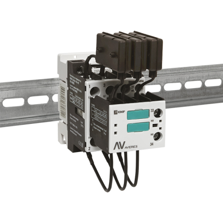 Контактор для конденсатора КМЭК 10 кВАр 230В 1NО+1NC EKF AVERES