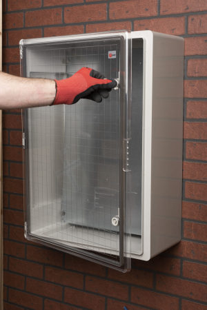 Щит пластиковый с монтажной платой прозр. дверь 700х500х250 мм IP65 EKF PROxima