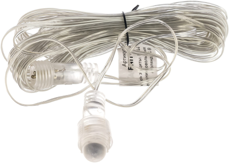 Гирлянды ENIT-10  ЭРА Удлинитель для подключения низковольтных гирлянд, 24V, IP44, 10 м