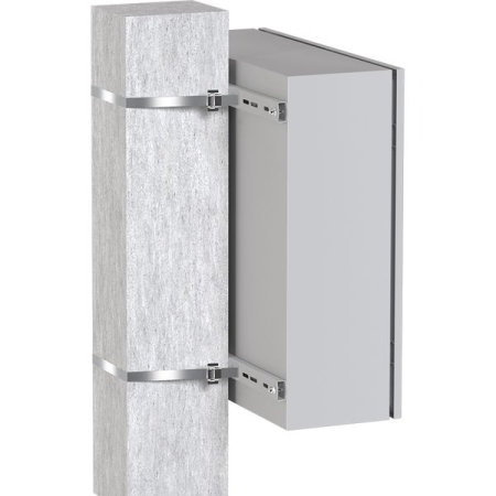 Комплект крепления на столб монтажной полосой (ширина шкафа до 650 мм) EKF Basic