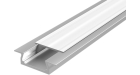 Алюминиевый профиль для LED ленты с рассивателем опал встраиваемый 2000х30х11мм (монтажный размер 24 Алюминиевый профиль для LED ленты с рассивателем опал встраиваемый 2000х30х11мм (монтажный размер 24