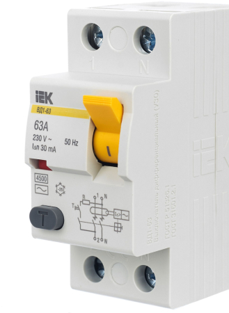 УЗО ВД1-63 2Р 63А 30мА IEK