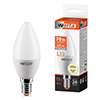 Лампа LED WOLTA C37 7.5Вт 625лм  Е14 3000К   1/50