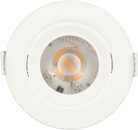 Светильник KL LED 22A-5 3K WH  ЭРА светодиодный круглый поворотн. LED SMD 5W 3000K, белый