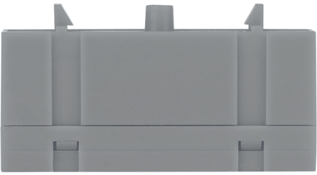 Шина "фаза" L (6х9мм) 8 отверстий латунь серый изолированный корпус на DIN-рейку EKF PROxima