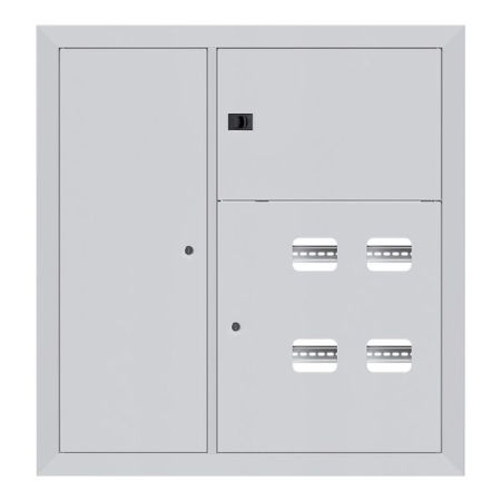 Щит этажный 4 кв. слаботочка слева (1000х950х150) EKF Basic