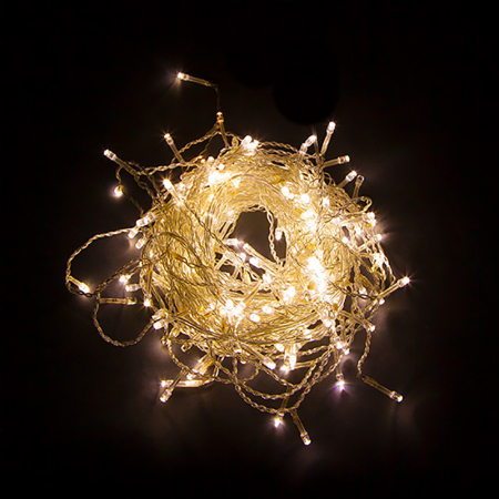 Светодиодная гирлянда Feron CL24 занавес 3*3м  + 3м 2700К статичная, c питанием от сети 230V, белый шнур