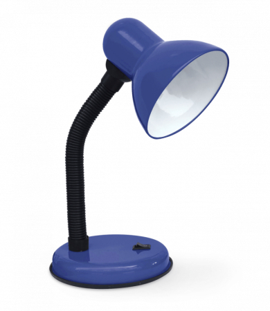 Светильник наст п/лампу на основании СНО 22ТС 60Вт E27 230В СИНИЙ (мягкая упак) IN HOME